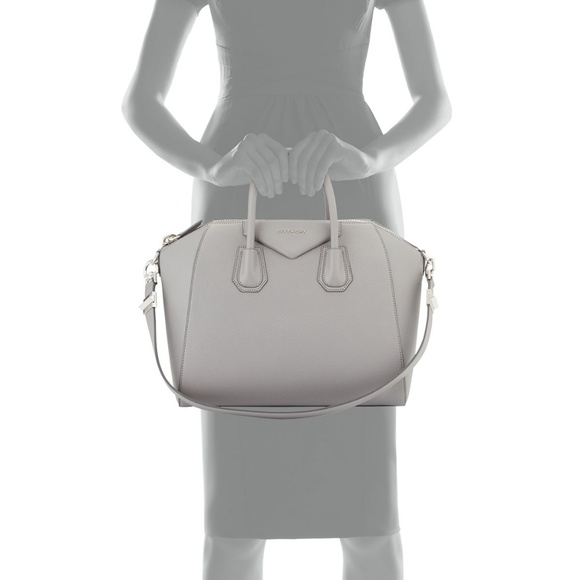Givenchy Antigona Medium Satchel Bag, Pearl Gray
